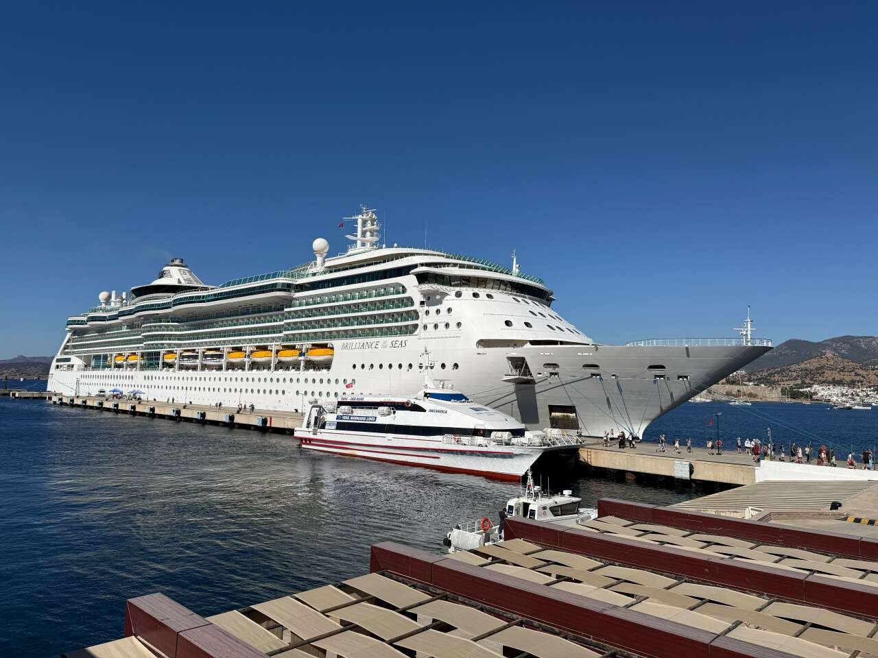 Bodrum’a Dev Kruvaziyer Geldi Brilliance Of The Seas’ta 2 Bin 242 Yolcu Var 1